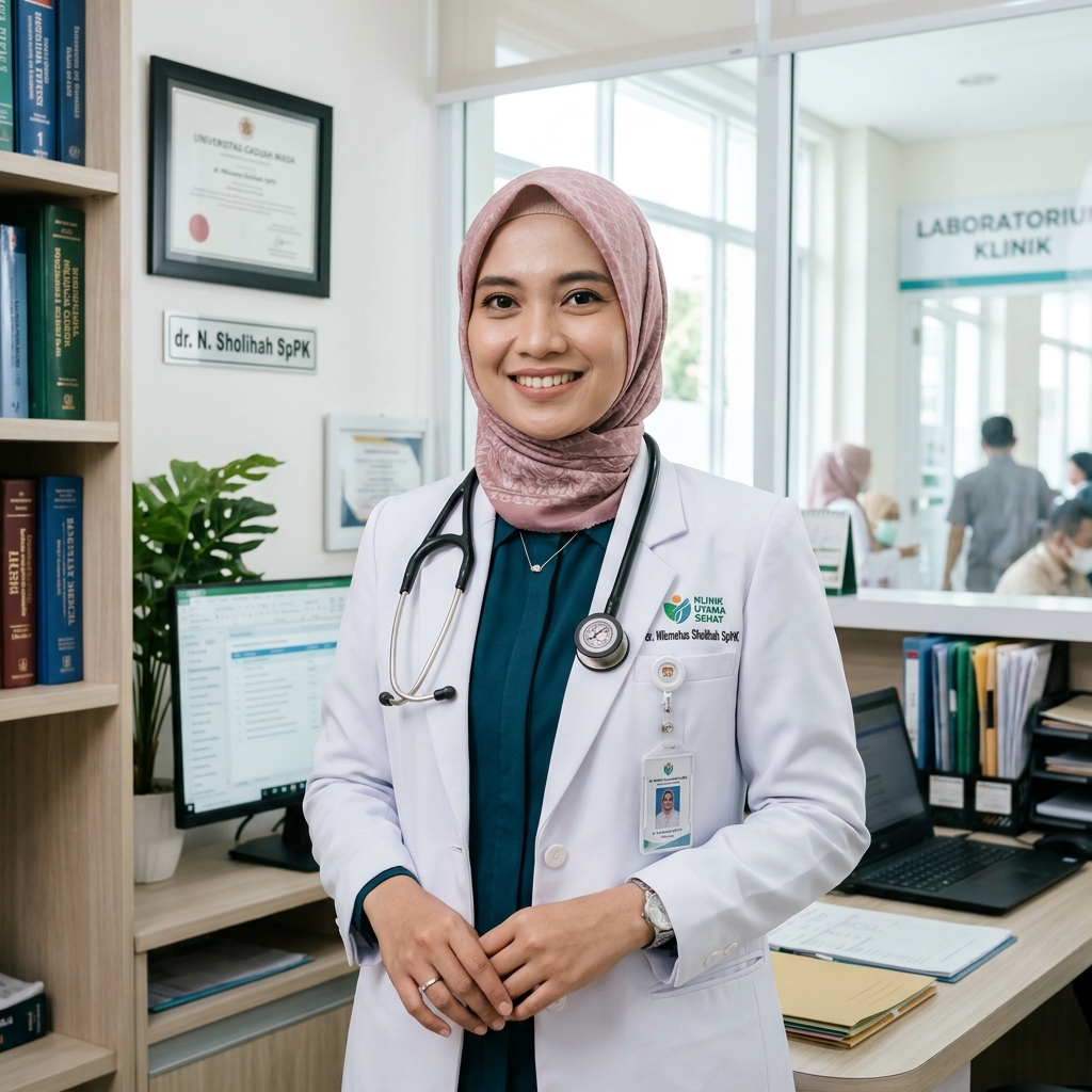 dr. Nikmatus Sholihah, Sp.PK Formulator Matuz Herbal Skin Solution